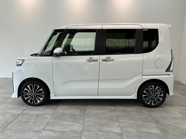 タントカスタムＲＳリミテッド　ターボ　９型ＤＡ　Ｂカメラ　クルコン衝突被害軽減ブレーキ　コーナーセンサー　９型ディスプレイオーディオ　Ｂｌｕｅｔｏｏｔｈ　ＵＳＢ　バックカメラ　両側電動スライドドア　前席シートヒーター　ＬＥＤ　レーダークルーズ　スマートキー　ターボ（滋賀県）の中古車