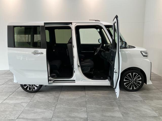 タントカスタムＲＳリミテッド　ターボ　９型ＤＡ　Ｂカメラ　クルコン衝突被害軽減ブレーキ　コーナーセンサー　９型ディスプレイオーディオ　Ｂｌｕｅｔｏｏｔｈ　ＵＳＢ　バックカメラ　両側電動スライドドア　前席シートヒーター　ＬＥＤ　レーダークルーズ　スマートキー　ターボ（滋賀県）の中古車