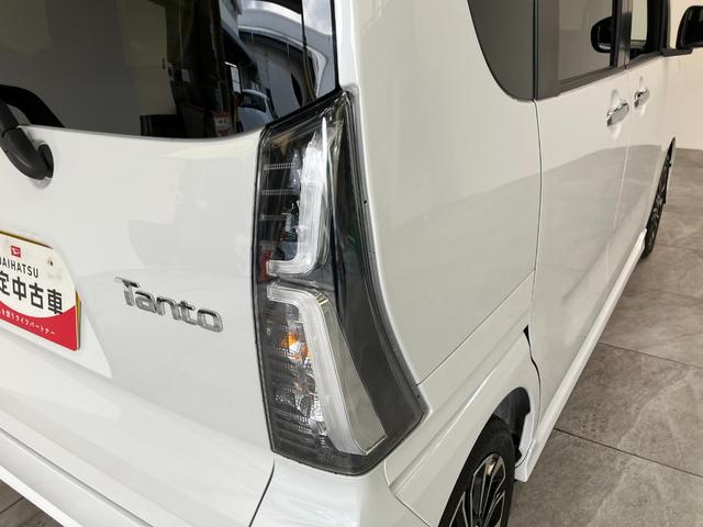 タントカスタムＲＳリミテッド　ターボ　９型ＤＡ　Ｂカメラ　クルコン衝突被害軽減ブレーキ　コーナーセンサー　９型ディスプレイオーディオ　Ｂｌｕｅｔｏｏｔｈ　ＵＳＢ　バックカメラ　両側電動スライドドア　前席シートヒーター　ＬＥＤ　レーダークルーズ　スマートキー　ターボ（滋賀県）の中古車