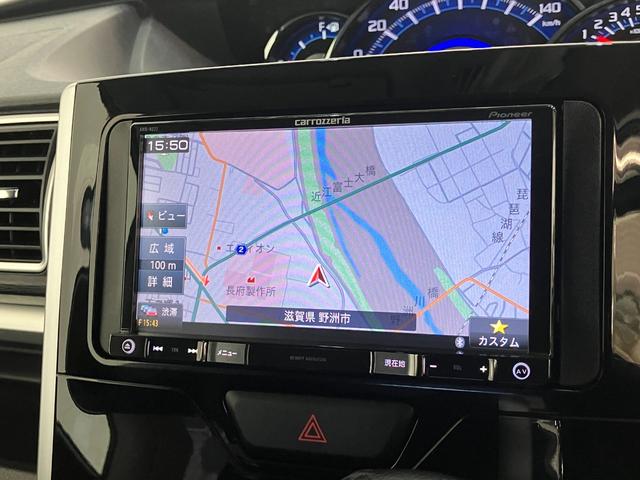 タントカスタムRS SA2 ターボ フルセグナビ バックカメラ衝突被害軽減ブレーキ フルセグナビ Bluetooth DVD再生 バックカメラ ドラレコ ETC 両側電動スライドドア LED オートライト オートエアコン スマートキー タイヤ4本新品交換済み(滋賀県)の中古車