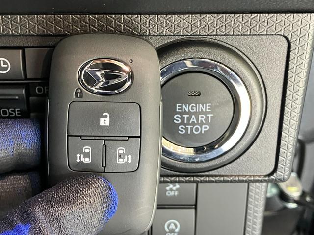 タントカスタムＲＳリミテッド　ターボ　９型Ｄ・Ａ　届出済未使用車衝突被害軽減ブレーキ　コーナーセンサー　９型ディスプレイオーディオ　Ｂｌｕｅｔｏｏｔｈ　ＵＳＢ　バックカメラ　両側電動スライドドア　前席シートヒーター　ＬＥＤ　レーダークルーズ　スマートキー　ターボ（滋賀県）の中古車