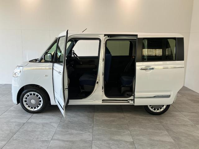 ムーヴキャンバスセオリーG 9型ディスプレイオーディオ 届出済未使用車衝突被害軽減ブレーキ コーナーセンサー 9型ディスプレイオーディオ フルセグ Bluetooth USB バックカメラ 両側電動スライドドア 前席シートヒーター LED ワイヤレス充電器 エコアイドル(滋賀県)の中古車