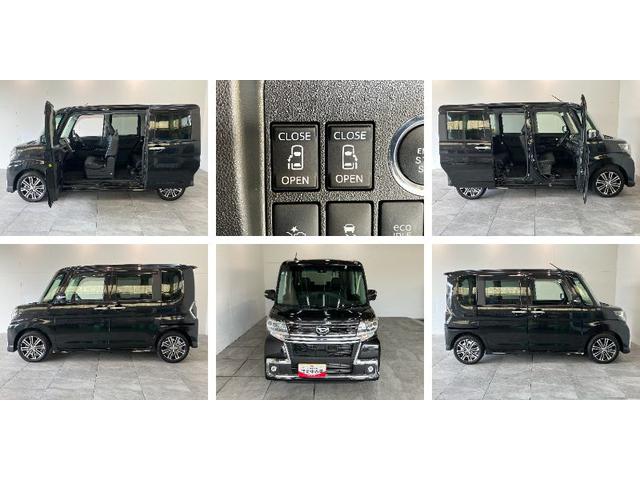 タントカスタムRS トップエディションSA2 ターボ フルセグナビ衝突被害軽減ブレーキ 8型フルセグナビ Bluetooth DVD再生 USB バックカメラ 前後ドラレコ ETC 両側電動スライドドア LED オートライト オートエアコン スマートキー ターボ(滋賀県)の中古車