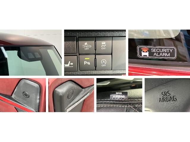 タントカスタムRSターボ 4WD ディスプレイオーディオ 駐車支援衝突被害軽減ブレーキ コーナセンサー ディスプレイオーディオ USB パノラマカメラ ETC 駐車支援システム 前席シートヒーター レーダークルーズ 両側電動スライドドア LED ターボ 4WD(滋賀県)の中古車