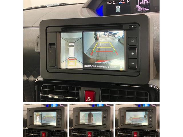 タントカスタムRSターボ 4WD ディスプレイオーディオ 駐車支援衝突被害軽減ブレーキ コーナセンサー ディスプレイオーディオ USB パノラマカメラ ETC 駐車支援システム 前席シートヒーター レーダークルーズ 両側電動スライドドア LED ターボ 4WD(滋賀県)の中古車