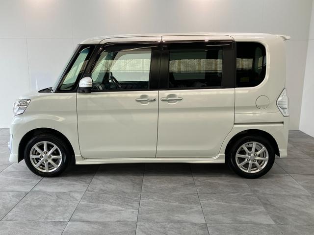タントカスタムＸ　トップエディションＳＡ　フルセグナビ　Ｂカメラ衝突被害軽減ブレーキ　フルセグナビ　Ｂｌｕｅｔｏｏｔｈ　ＤＶＤ再生　ＵＳＢ　バックカメラ　ＥＴＣ　左側電動スライドドア　ＬＥＤ　オートライト　オートエアコン　電格ミラー　スマートキー　エコアイドル（滋賀県）の中古車