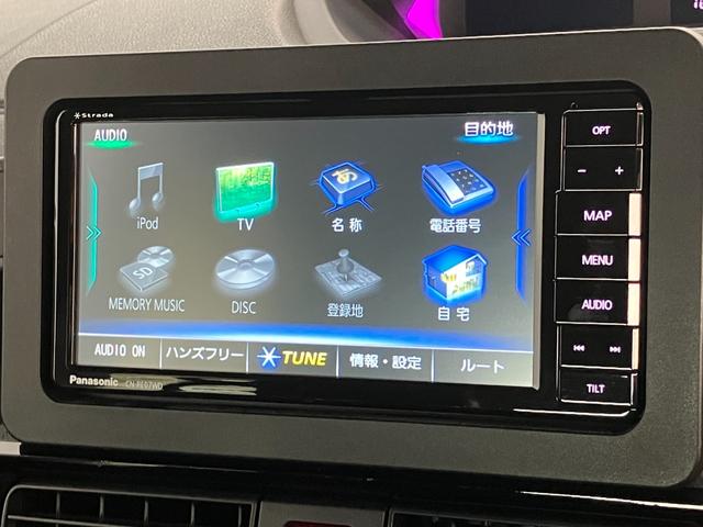 タントカスタムRSスタイルセレクション ターボ フルセグナビ衝突被害軽減ブレーキ コーナーセンサー フルセグナビ Bluetooth DVD再生 USB バックカメラ 両側電動スライドドア 前席シートヒーター レーダークルーズ LED オートライト ターボ(滋賀県)の中古車