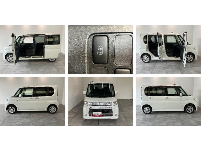 タントカスタムXスペシャル ナビ スマートキー 左側電動スライドフルセグナビ DVD再生 左側電動スライドドア オートエアコン 電動格納式ミラー HIDヘッドライト キーフリー エコアイドル(滋賀県)の中古車