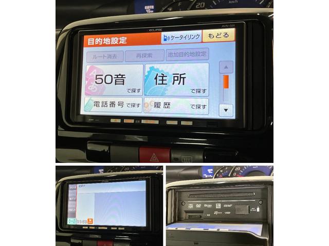 タントカスタムXスペシャル ナビ スマートキー 左側電動スライドフルセグナビ DVD再生 左側電動スライドドア オートエアコン 電動格納式ミラー HIDヘッドライト キーフリー エコアイドル(滋賀県)の中古車