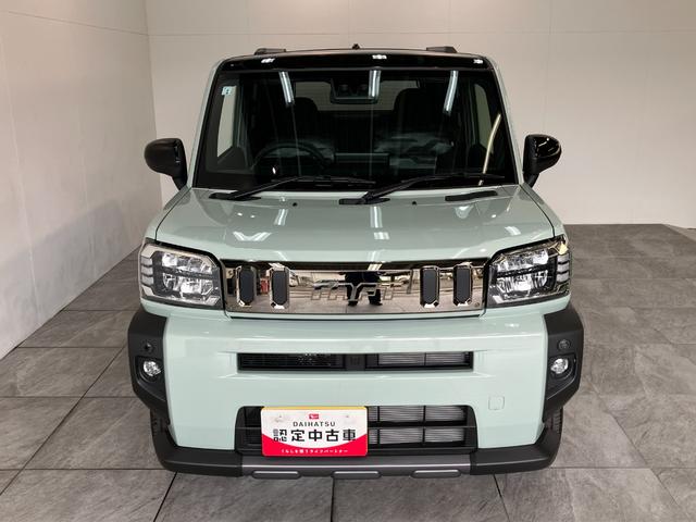 タフトＧ　ダーククロムベンチャー　９型Ｄ．Ａ　届出済未使用車衝突被害軽減ブレーキ　コーナーセンサー　９型ディスプレイオーディオ　フルセグ　Ｂｌｕｅｔｏｏｔｈ　ＵＳＢ　バックカメラ　前席シートヒーター　ＬＥＤ　オートライト　レーダークルーズ　オートエアコン（滋賀県）の中古車
