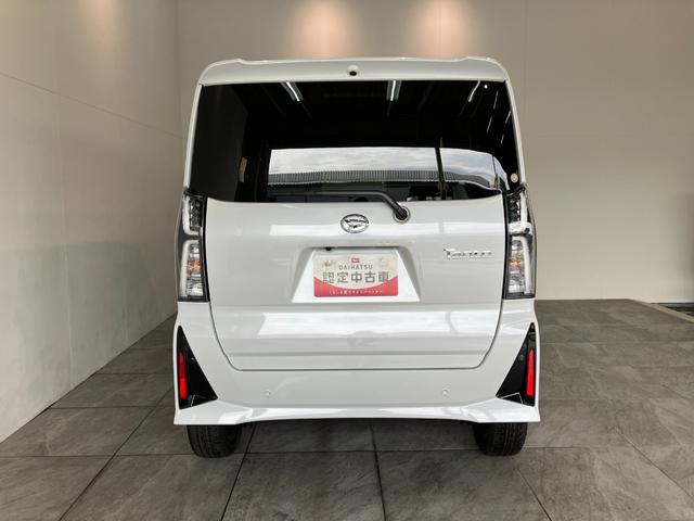 タントカスタムRSリミテッド ターボ 9型DA 届出済未使用車衝突被害軽減ブレーキ コーナーセンサー 9型ディスプレイオーディオ Bluetooth USB パノラマカメラ 駐車支援システム 両側電動スライドドア 前席シートヒーター LED レーダークルーズ(滋賀県)の中古車