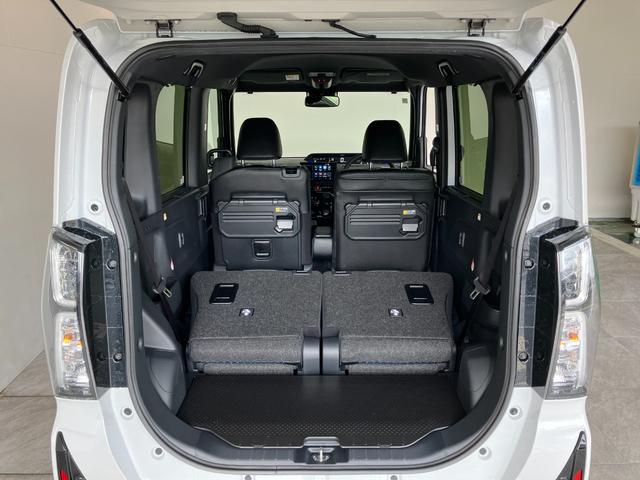 タントカスタムRSリミテッド ターボ 9型DA 届出済未使用車衝突被害軽減ブレーキ コーナーセンサー 9型ディスプレイオーディオ Bluetooth USB パノラマカメラ 駐車支援システム 両側電動スライドドア 前席シートヒーター LED レーダークルーズ(滋賀県)の中古車