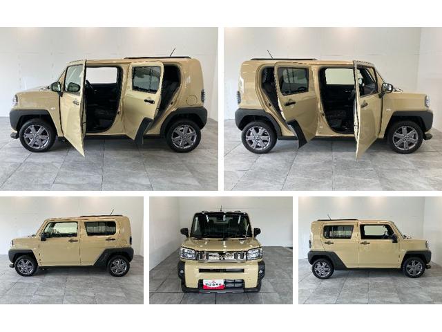 タフトＧダーククロムベンチャー　９型ＤＡ　Ｂカメラ　届出済未使用車衝突被害軽減ブレーキ　コーナーセンサー　９型ディスプレイオーディオ　フルセグ　Ｂｌｕｅｔｏｏｔｈ　ＵＳＢ　バックカメラ　前席シートヒーター　ＬＥＤ　オートライト　レーダークルーズ　オートエアコン（滋賀県）の中古車