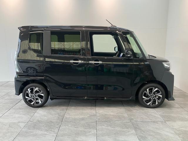 タントカスタムＸリミテッド　１０型フルセグナビ　届出済未使用車衝突被害軽減ブレーキ　コーナーセンサー　１０型フルセグナビ　Ｂｌｕｅｔｏｏｔｈ　ＤＶＤ再生　バックカメラ　前後ドラレコ　ＥＴＣ　両側電動スライドドア　前席シートヒーター　ＬＥＤ　レーダークルーズ（滋賀県）の中古車