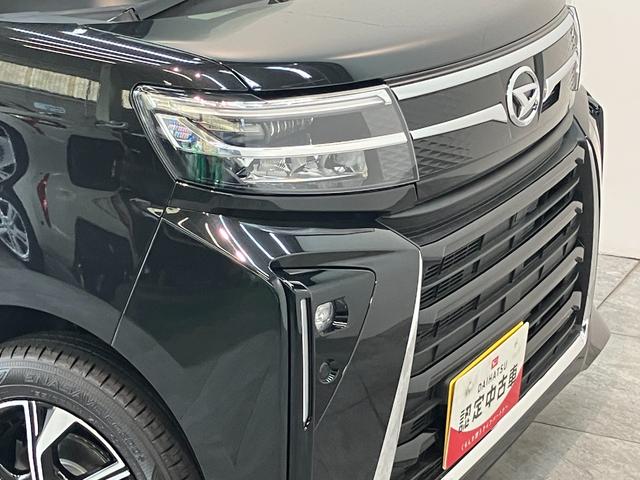 タントカスタムＸリミテッド　１０型フルセグナビ　届出済未使用車衝突被害軽減ブレーキ　コーナーセンサー　１０型フルセグナビ　Ｂｌｕｅｔｏｏｔｈ　ＤＶＤ再生　バックカメラ　前後ドラレコ　ＥＴＣ　両側電動スライドドア　前席シートヒーター　ＬＥＤ　レーダークルーズ（滋賀県）の中古車