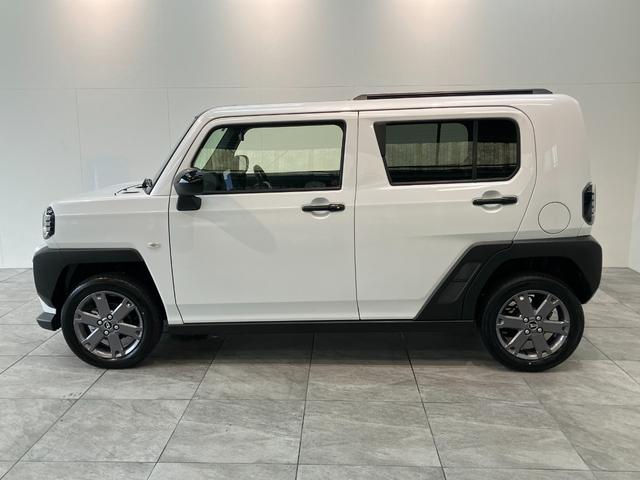 タフトＧダーククロムベンチャー　１０型フルセグナビ　届出済未使用車衝突被害軽減ブレーキ　コーナーセンサー　１０型フルセグナビ　ＤＶＤ再生　Ｂｌｕｅｔｏｏｔｈ　ＵＳＢ　バックカメラ　前後ドラレコ　前席シートヒーター　ＬＥＤ　オートライト　レーダークルーズ　エコアイドル（滋賀県）の中古車