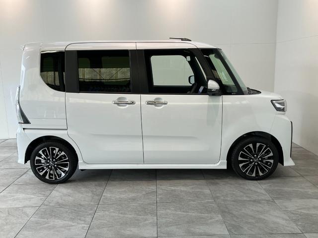 タントカスタムRSリミテッド ターボ 10型ナビ 届出済未使用車衝突被害軽減ブレーキ コーナーセンサー 10型フルセグナビ Bluetooth DVD再生 USB バックカメラ 前後ドラレコ 両側電動スライドドア シートヒーター LED レーダークルーズ ターボ(滋賀県)の中古車