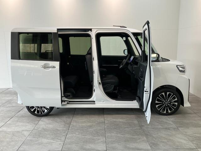 タントカスタムRSリミテッド ターボ 10型ナビ 届出済未使用車衝突被害軽減ブレーキ コーナーセンサー 10型フルセグナビ Bluetooth DVD再生 USB バックカメラ 前後ドラレコ 両側電動スライドドア シートヒーター LED レーダークルーズ ターボ(滋賀県)の中古車