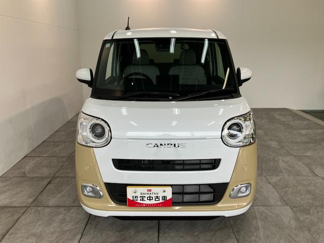 ムーヴキャンバスストライプスG フルセグナビ バックカメラ 届出済未使用車衝突被害軽減ブレーキ コーナーセンサー フルセグナビ DVD再生 Bluetooth バックカメラ 前後ドラレコ 両側電動スライドドア LED 前席シートヒーター オートエアコン エコアイドル(滋賀県)の中古車