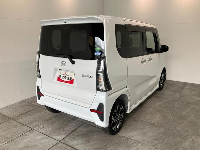 タントカスタムX 4WD ディスプレイオーディオ 駐車支援システム衝突被害軽減ブレーキ コーナーセンサー 6.2型ディスプレイオーディオ DVD再生 USB パノラマカメラ 前後ドラレコ ETC 駐車支援システム 両側電動スライドドア 前席シートヒーター LED(滋賀県)の中古車