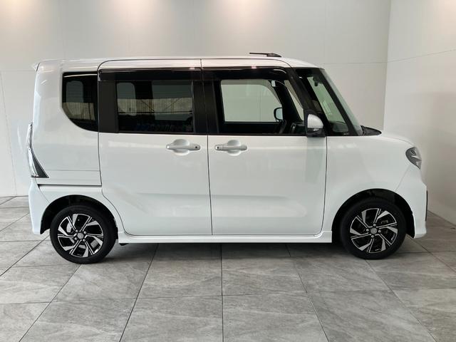タントカスタムX 4WD ディスプレイオーディオ 駐車支援システム衝突被害軽減ブレーキ コーナーセンサー 6.2型ディスプレイオーディオ DVD再生 USB パノラマカメラ 前後ドラレコ ETC 駐車支援システム 両側電動スライドドア 前席シートヒーター LED(滋賀県)の中古車