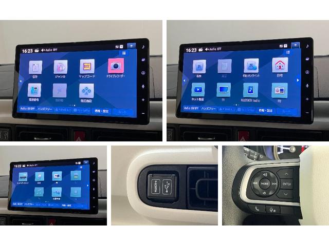 ムーヴキャンバスストライプスG 10型フルセグナビ バックカメラ ドラレコ衝突被害軽減ブレーキ コーナセンサー 10型ナビ Bluetooth USB バックカメラ 前後ドラレコ 両側電動スライドドア LED オートライト オートエアコン 前席シートヒーター エコアイドル(滋賀県)の中古車
