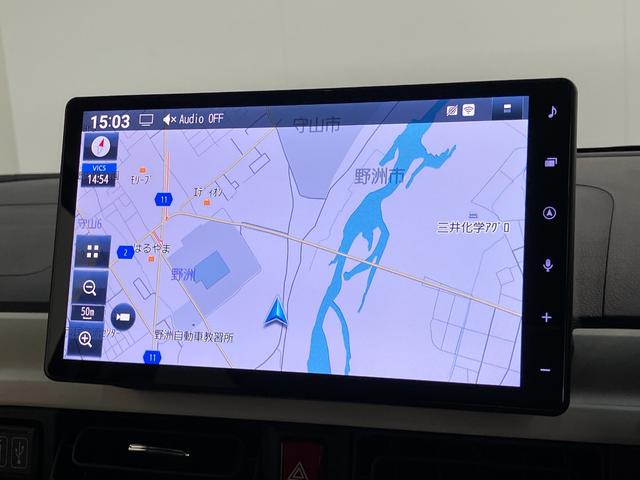 ムーヴキャンバスストライプスG 10型フルセグナビ バックカメラ ドラレコ衝突被害軽減ブレーキ 10型フルセグナビ Bluetooth USB バックカメラ 前後ドラレコ 両側電動スライドドア LED オートライト オートエアコン 前席シートヒーター エコアイドル(滋賀県)の中古車