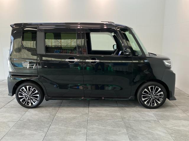 タントカスタムRSリミテッド ターボ 10型ナビ パノラマカメラ衝突被害軽減ブレーキ コーナーセンサー 10型フルセグナビ Bluetooth USB パノラマカメラ 前後ドラレコ 両側電動スライドドア 前席シートヒーター LED オートエアコン レーダークルーズ(滋賀県)の中古車