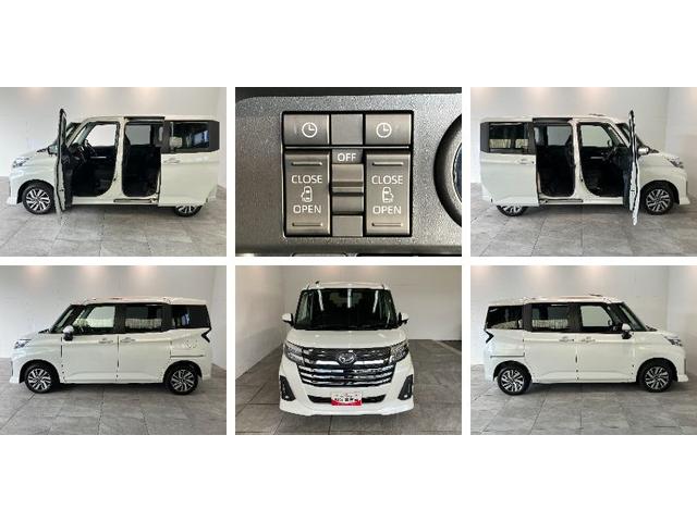 トールカスタムＧ　９型ディスプレイオーディオ　フルセグ　Ｂカメラ衝突被害軽減ブレーキ　コーナーセンサー　９型ディスプレイオーディオ　フルセグ　Ｂｌｕｅｔｏｏｔｈ　ＵＳＢ　バックカメラ　両側電動スライドドア　ＬＥＤ　レーダークルーズ　スマートキー　エコアイドル（滋賀県）の中古車