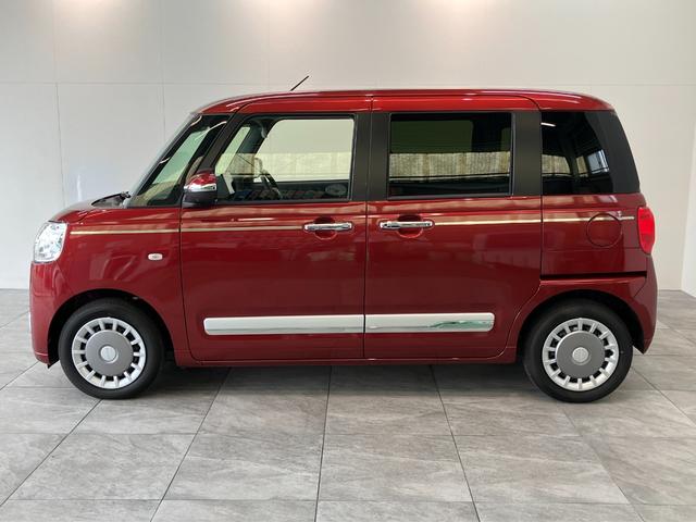 ムーヴキャンバスセオリーGターボ 9型DA 駐車支援システム 前後ドラレコ衝突被害軽減ブレーキ 9型ディスプレイオーディオ フルセグ Bluetooth USB パノラマカメラ 両側電動スライドドア 前席シートヒーター LED レーダークルーズ 駐車支援システム ターボ(滋賀県)の中古車