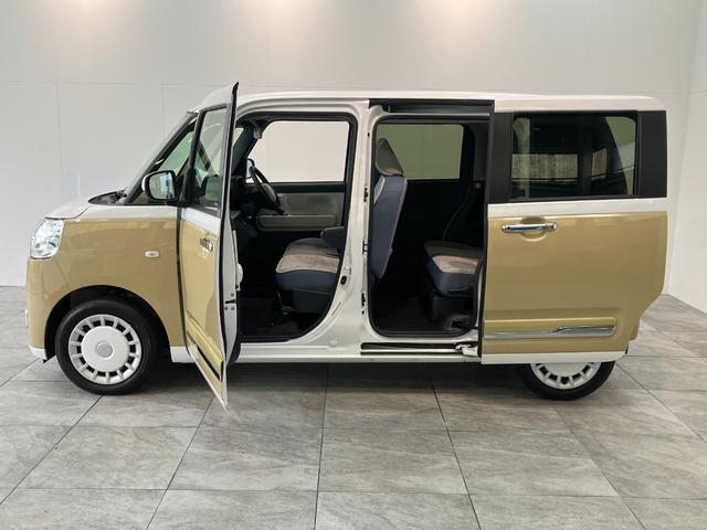 ムーヴキャンバスストライプスＧ　９型ディスプレイオーディオ　バックカメラ衝突被害軽減ブレーキ　コーナーセンサー　９型ディスプレイオーディオ　フルセグ　Ｂｌｕｅｔｏｏｔｈ　ＵＳＢ　バックカメラ　両側電動スライドドア　前席シートヒーター　ＬＥＤ　ワイヤレス充電器　エコアイドル（滋賀県）の中古車