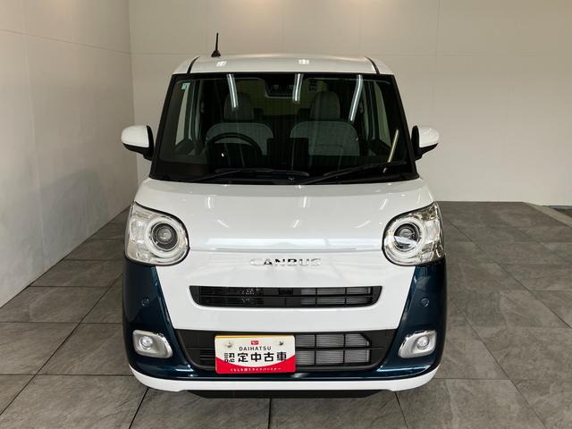 ムーヴキャンバスストライプスＧ　フルセグナビ　バックカメラ　届出済未使用車衝突被害軽減ブレーキ　コーナーセンサー　フルセグナビ　ＤＶＤ再生　Ｂｌｕｅｔｏｏｔｈ　ＵＳＢ　バックカメラ　前後ドラレコ　両側電動スライドドア　ＬＥＤ　前席シートヒーター　オートエアコン　エコアイドル（滋賀県）の中古車