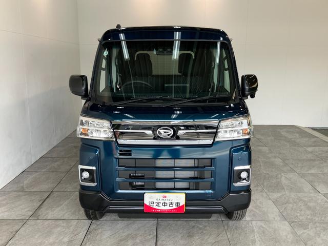 アトレーＲＳ　ターボ　４ＷＤ　９型ＤＡ　クルコン　届出済未使用車衝突被害軽減ブレーキ　コーナーセンサー　９型ディスプレイオーディオ　フルセグ　Ｂｌｕｅｔｏｏｔｈ　ＵＳＢ　バックカメラ　レーダークルーズ　両側電動スライドドア　ＬＥＤ　オートライト　オートエアコン（滋賀県）の中古車