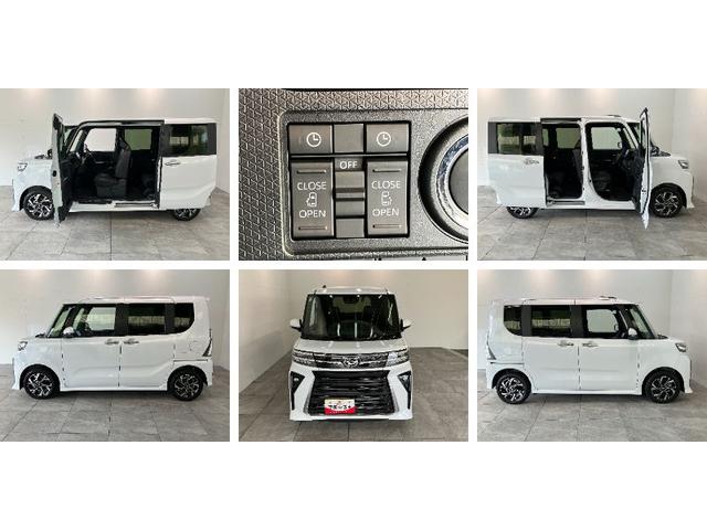 タントカスタムXリミテッド 10型フルセグナビ 届出済未使用車衝突被害軽減ブレーキ コーナーセンサー 10型フルセグナビ Bluetooth DVD再生 USB バックカメラ 前後ドラレコ 両側電動スライドドア 前席シートヒーター LED レーダークルーズ(滋賀県)の中古車