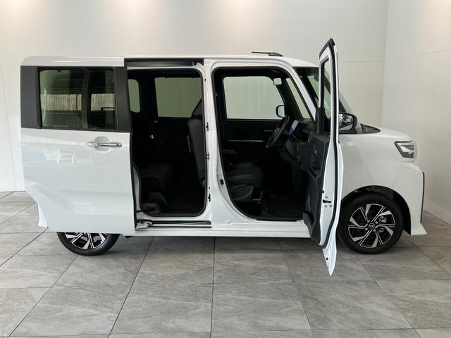 タントカスタムXリミテッド 10型フルセグナビ 届出済未使用車衝突被害軽減ブレーキ コーナーセンサー 10型フルセグナビ Bluetooth DVD再生 USB バックカメラ 前後ドラレコ 両側電動スライドドア 前席シートヒーター LED レーダークルーズ(滋賀県)の中古車