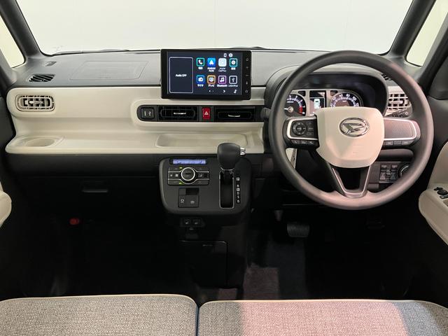 ムーヴキャンバスストライプスG 9型DA 駐車支援システム 届出済未使用車衝突被害軽減ブレーキ コーナーセンサー 9型ディスプレイオーディオ フルセグ Bluetooth USB Pカメラ 両側電動スライドドア 前席シートヒーター LED ワイヤレス充電器 駐車支援システム(滋賀県)の中古車