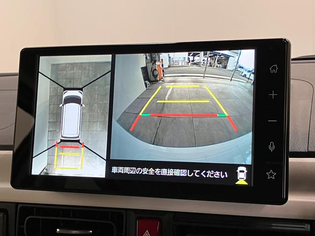 ムーヴキャンバスストライプスG 9型DA 駐車支援システム 届出済未使用車衝突被害軽減ブレーキ コーナーセンサー 9型ディスプレイオーディオ フルセグ Bluetooth USB Pカメラ 両側電動スライドドア 前席シートヒーター LED ワイヤレス充電器 駐車支援システム(滋賀県)の中古車