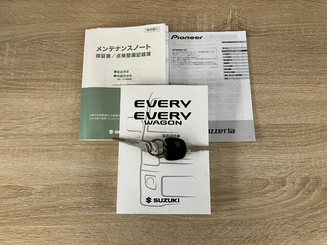 エブリイPC キーレス 前席PW ドラレコ ETC 両側スライドドア衝突被害軽減ブレーキ リアコーナセンサー CDステレオ 前後ドラレコ ETC 両側スライドドア マニュアルレベリング オートライト 電動格納式ミラー キーレスエントリー エコアイドル(滋賀県)の中古車