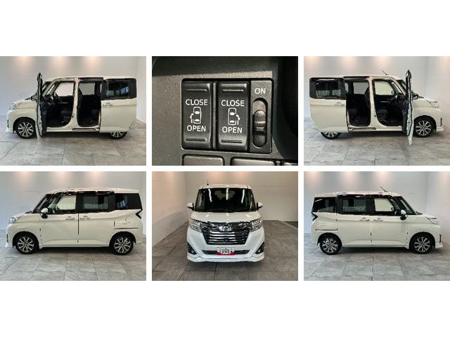 トールカスタムＧターボ　ＳＡ３　９型フルセグナビ　パノラマカメラ衝突被害軽減ブレーキ　コーナーセンサー　フルセグナビ　Ｂｌｕｅｔｏｏｔｈ　ＤＶＤ再生　パノラマカメラ　ＴＶコントロール　両側電動スライドドア　ＬＥＤ　レーダークルーズ　スマートキー　エコアイドル（滋賀県）の中古車