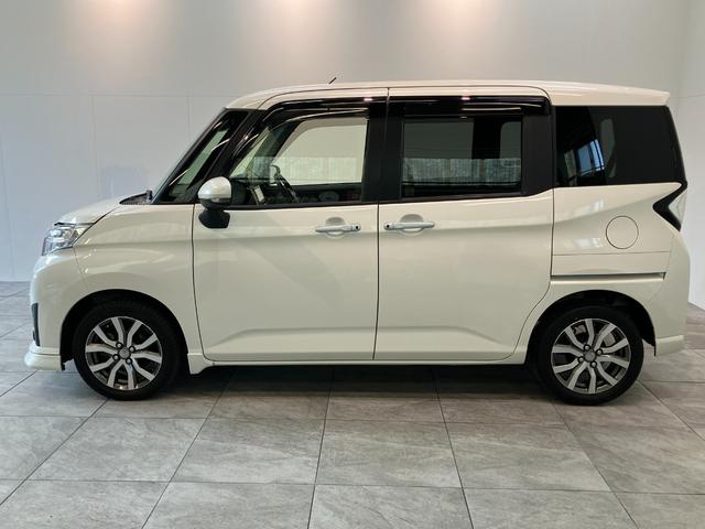 トールカスタムＧターボ　ＳＡ３　９型フルセグナビ　パノラマカメラ衝突被害軽減ブレーキ　コーナーセンサー　フルセグナビ　Ｂｌｕｅｔｏｏｔｈ　ＤＶＤ再生　パノラマカメラ　ＴＶコントロール　両側電動スライドドア　ＬＥＤ　レーダークルーズ　スマートキー　エコアイドル（滋賀県）の中古車