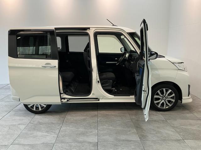 トールカスタムＧターボ　ＳＡ３　９型フルセグナビ　パノラマカメラ衝突被害軽減ブレーキ　コーナーセンサー　フルセグナビ　Ｂｌｕｅｔｏｏｔｈ　ＤＶＤ再生　パノラマカメラ　ＴＶコントロール　両側電動スライドドア　ＬＥＤ　レーダークルーズ　スマートキー　エコアイドル（滋賀県）の中古車