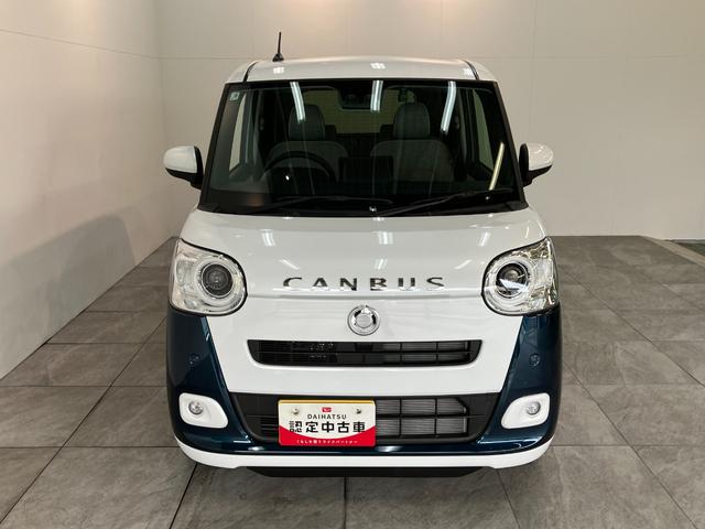 ムーヴキャンバスストライプスG 10型フルセグナビ Bカメラ 前後ドラレコ衝突被害軽減ブレーキ コーナセンサー フルセグナビ Bluetooth USB バックカメラ 前後ドラレコ 両側電動スライドドア LED オートライト オートエアコン 前席シートヒーター エコアイドル(滋賀県)の中古車