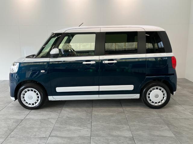 ムーヴキャンバスストライプスG 10型フルセグナビ Bカメラ 前後ドラレコ衝突被害軽減ブレーキ コーナセンサー フルセグナビ Bluetooth USB バックカメラ 前後ドラレコ 両側電動スライドドア LED オートライト オートエアコン 前席シートヒーター エコアイドル(滋賀県)の中古車