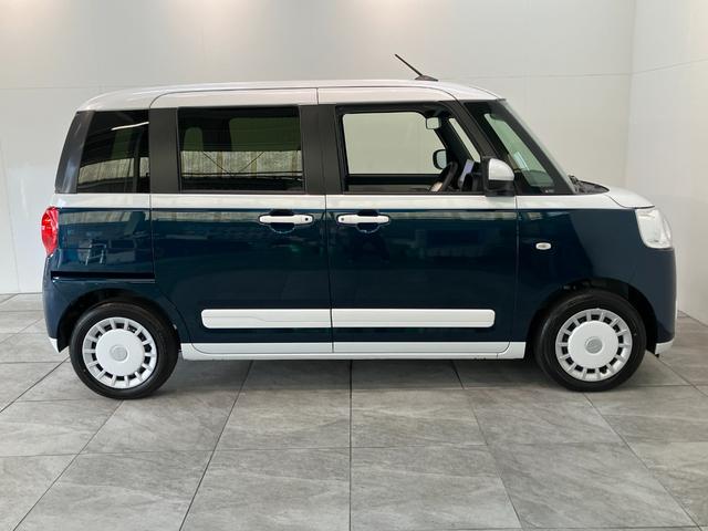 ムーヴキャンバスストライプスG 10型フルセグナビ Bカメラ 前後ドラレコ衝突被害軽減ブレーキ コーナセンサー フルセグナビ Bluetooth USB バックカメラ 前後ドラレコ 両側電動スライドドア LED オートライト オートエアコン 前席シートヒーター エコアイドル(滋賀県)の中古車