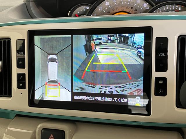 ムーヴキャンバスGホワイトアクセントVS SA3 8型フルセグナビ Pカメラ衝突被害軽減ブレーキ 8型フルセグナビ DVD Bluetooth USB パノラマカメラ 前後ドラレコ ETC 両側電動スライドドア LED オートエアコン シートヒーター タイヤ4本新品交換済(滋賀県)の中古車