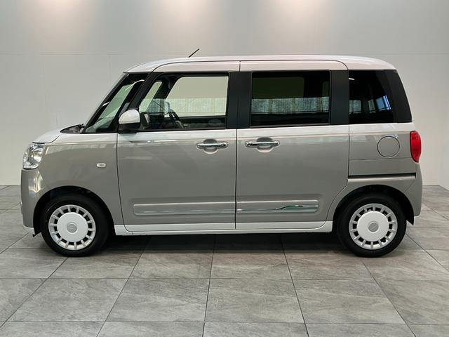 ムーヴキャンバスストライプスＧ　フルセグナビ　バックカメラ　届出済未使用車衝突被害軽減ブレーキ　コーナーセンサー　フルセグナビ　ＤＶＤ再生　Ｂｌｕｅｔｏｏｔｈ　ＵＳＢ　バックカメラ　前後ドラレコ　両側電動スライドドア　ＬＥＤ　前席シートヒーター　オートエアコン　エコアイドル（滋賀県）の中古車