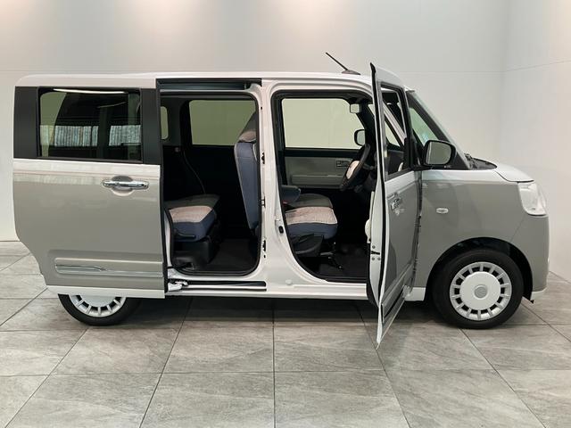 ムーヴキャンバスストライプスＧ　フルセグナビ　バックカメラ　届出済未使用車衝突被害軽減ブレーキ　コーナーセンサー　フルセグナビ　ＤＶＤ再生　Ｂｌｕｅｔｏｏｔｈ　ＵＳＢ　バックカメラ　前後ドラレコ　両側電動スライドドア　ＬＥＤ　前席シートヒーター　オートエアコン　エコアイドル（滋賀県）の中古車