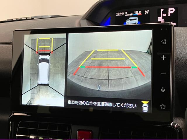 タントカスタムRSリミテッド ターボ 9型DA 届出済未使用車衝突被害軽減ブレーキ コーナーセンサー 9型ディスプレイオーディオ Bluetooth USB パノラマカメラ 駐車支援システム 両側電動スライドドア 前席シートヒーター LED レーダークルーズ(滋賀県)の中古車