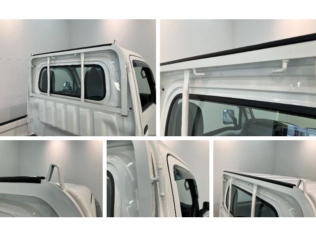 ハイゼットトラックスタンダードSA3t 4WD 5MT ETC 車検整備付衝突被害軽減ブレーキ リアコーナーセンサー AM/FMラジオ ドラレコ ETC マニュアルレベリング LED パートタイム4WD 5速マニュアルミッション車 荷台マット ゲートプロテクター(滋賀県)の中古車