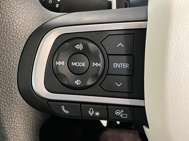 ムーヴキャンバスストライプスG 9型DA 駐車支援システム 届出済未使用車衝突被害軽減ブレーキ 9型ディスプレイオーディオ フルセグ Bluetooth USB パノラマカメラ 両側電動スライドドア 前席シートヒーター LED ワイヤレス充電 駐車支援システム エコアイドル(滋賀県)の中古車